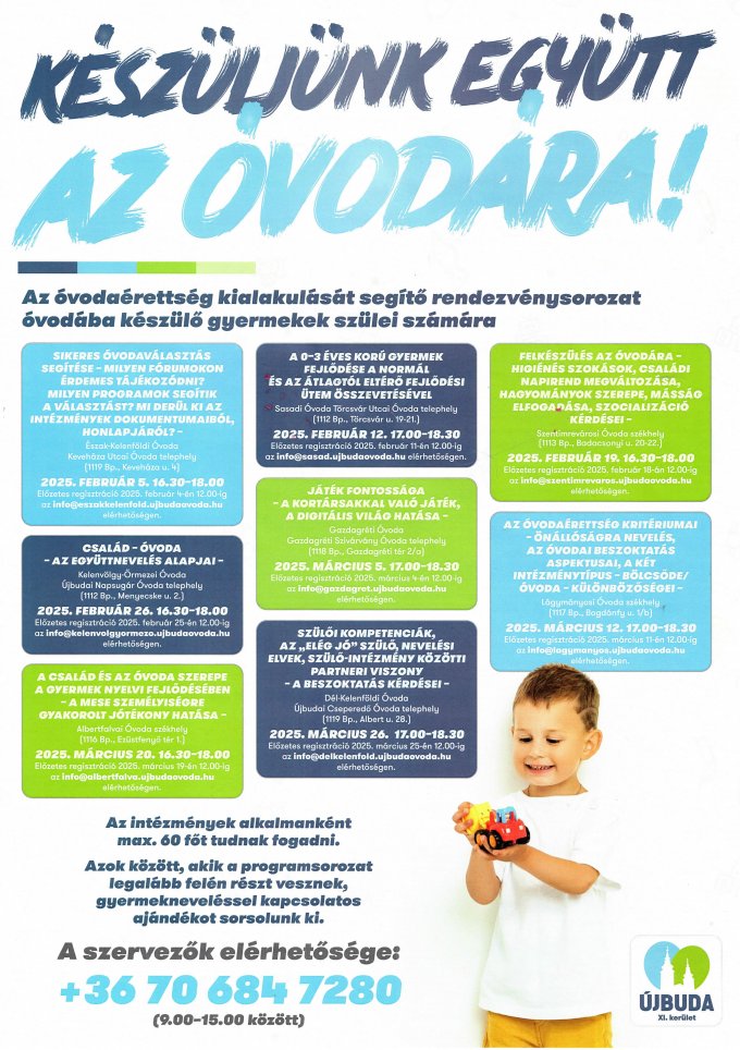 Készüljünk együtt az óvodára